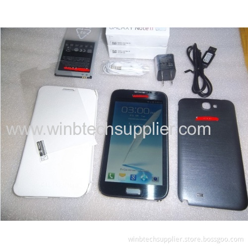 5.5inch Note 2 N7100 1vs1 512m /1g Ram Best 1vs1 4g Rom Gsm Wcdma Galaxy Note2 Single Sim Dual Sim N7100